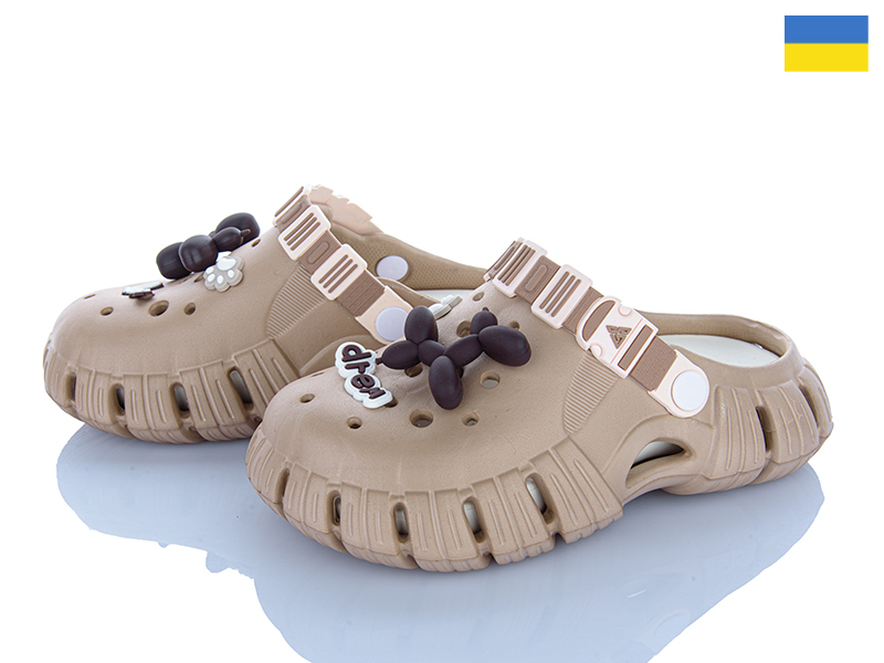 Кроксы Inblu (36-41) DS77 бежевий (лето)