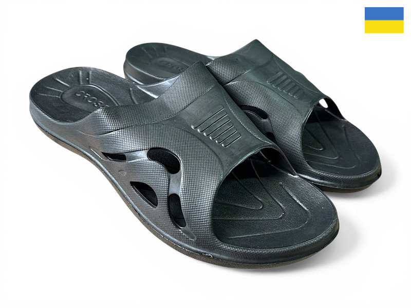 Шлепанцы Rai shoes (41-46) Підкова чорний (лето)