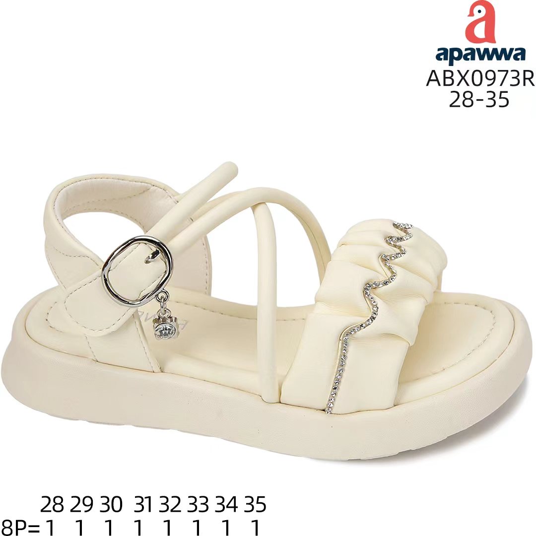 Босоножки DvaClibee (28-35) AM-ABX0973 beige (лето)