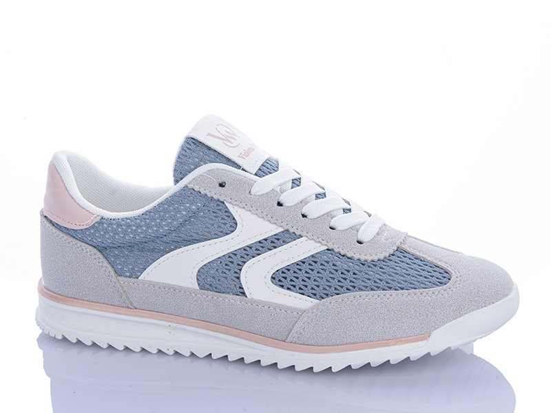 Кроссовки Violeta (36-41) 2028-1 blue (лето)