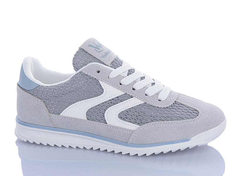 Кроссовки Violeta (36-41) 2028-1 grey (лето)