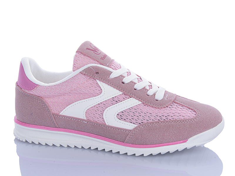 Кроссовки Violeta (36-41) 2028-1 pink (лето)