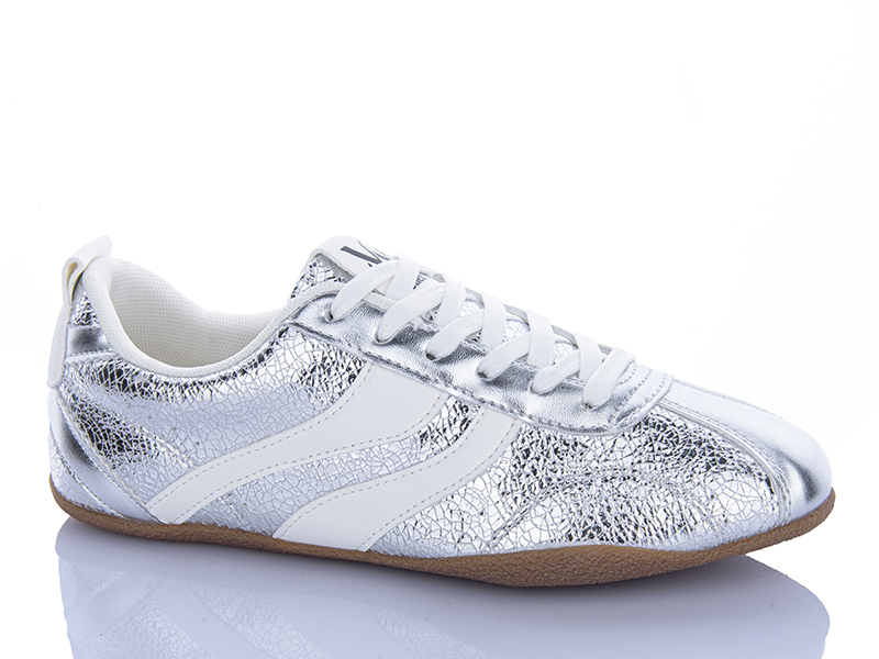 Кроссовки Violeta (36-41) 2028-10 silver (деми)
