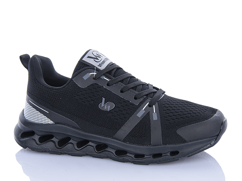 Кроссовки Violeta (36-41) 2028-16 black (деми)