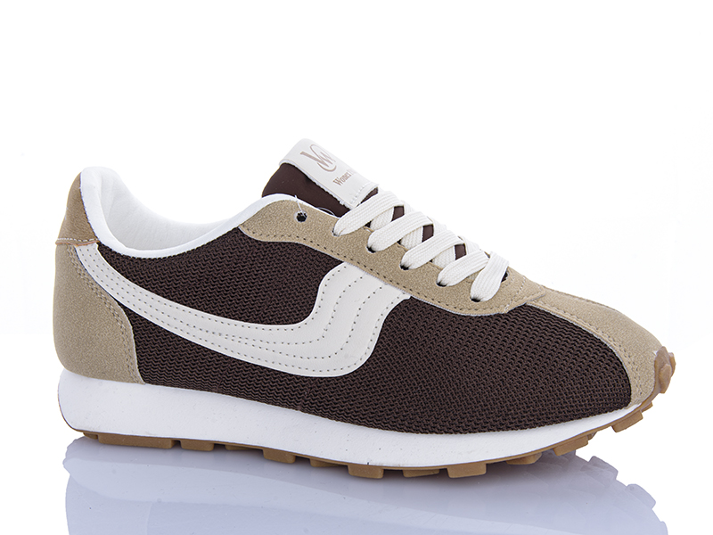 Кроссовки Violeta (36-41) 2028-17 coffee (деми)