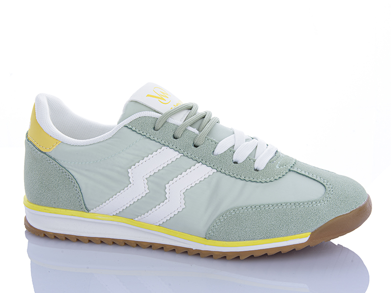 Кроссовки Violeta (36-41) 2028-5 green (деми)