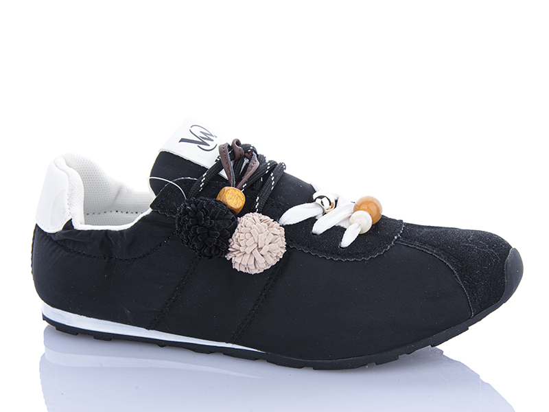Кроссовки Violeta (36-41) 2028-8 black (деми)