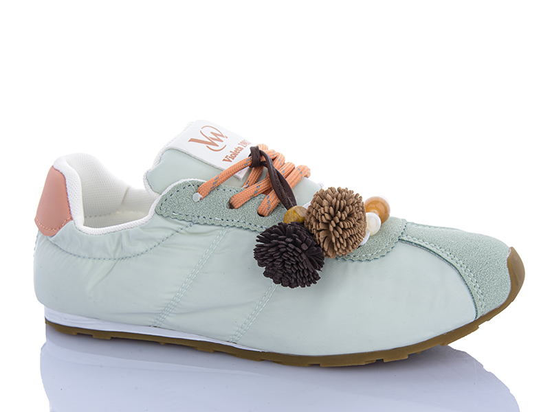 Кроссовки Violeta (36-41) 2028-8 green (деми)