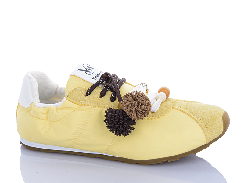 Кроссовки Violeta (36-41) 2028-8 yellow (деми)