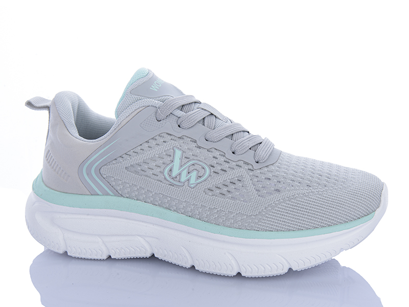 Кроссовки Violeta (36-41) 24-159 grey (лето)