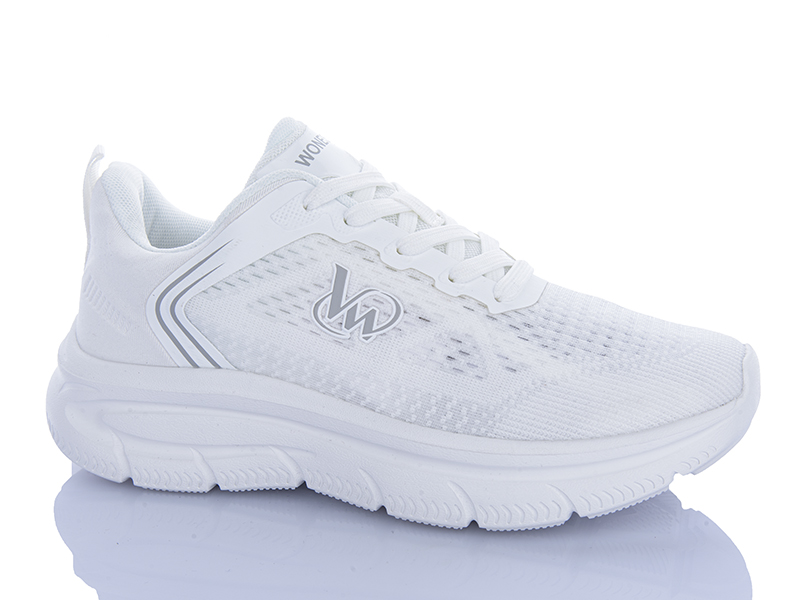 Кроссовки Violeta (36-41) 24-159 white (лето)