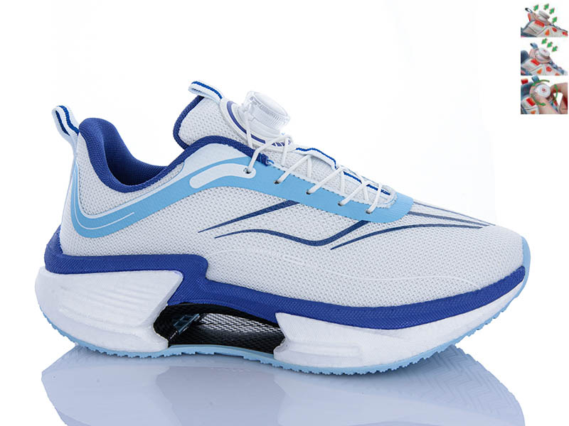 Кроссовки Violeta (36-41) 24-160 white-blue (деми)