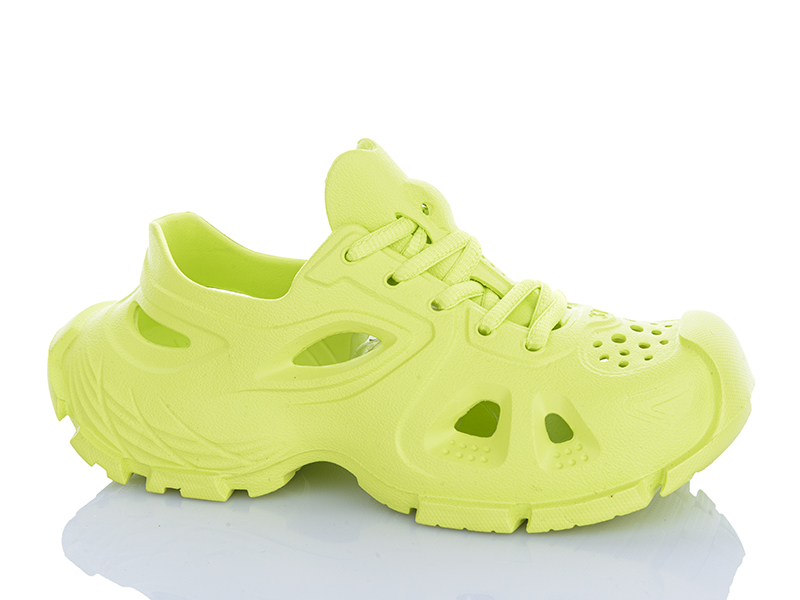 Кроксы Violeta (36-41) HD90-8808 green (лето)
