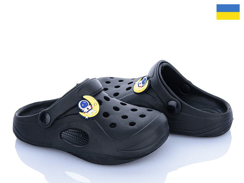 Кроксы Inblu (32-35) 412 чорний (лето)