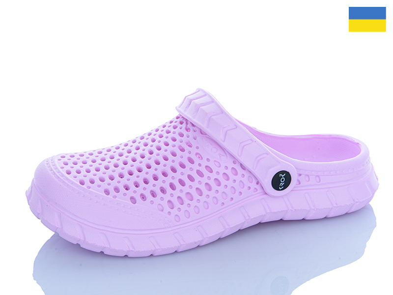 Кроксы ALEX M&L (31-36) B63 св.фіолетовий (лето)