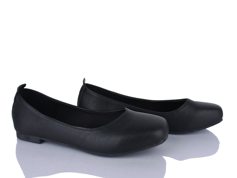 Балетки Gratis (37-40) PR-002 black (лето)