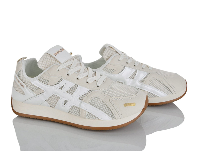 Кроссовки Gratis (37-40) PR-219 beige (деми)