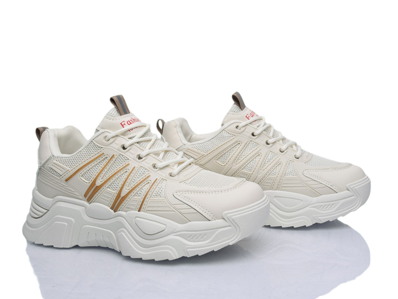 Кроссовки Gratis (37-40) PR-2222 beige (деми)