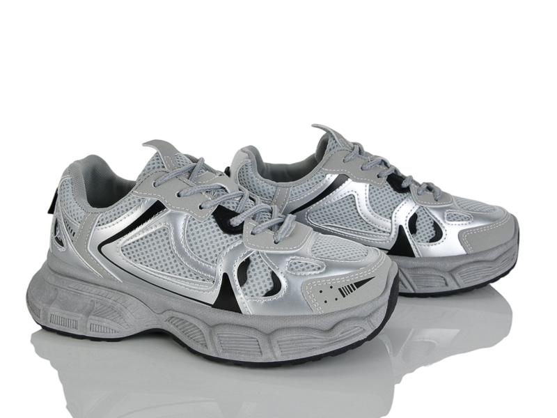 Кроссовки Gratis (37-40) PR-D53 grey (деми)