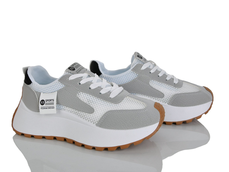 Кроссовки Gratis (37-40) PR-K8581 white (деми)