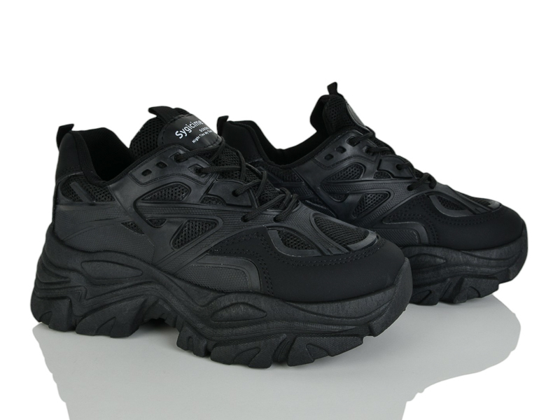 Кроссовки Gratis (37-40) PR-M998 black (деми)