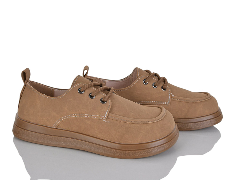 Туфли Gratis (37-40) PR-WX13 brown (деми)