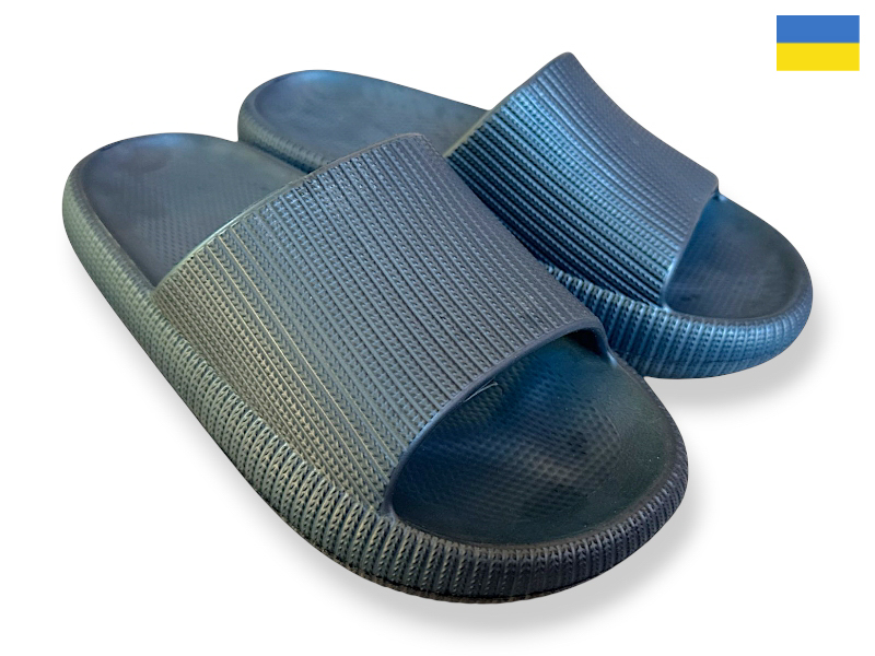 Шлепанцы Rai shoes (30-35) 023 т.синій (лето)
