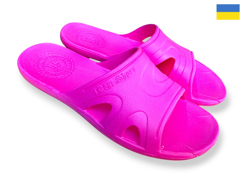 Шлепанцы Rai shoes (36-41) 22-13 рожевий (лето)