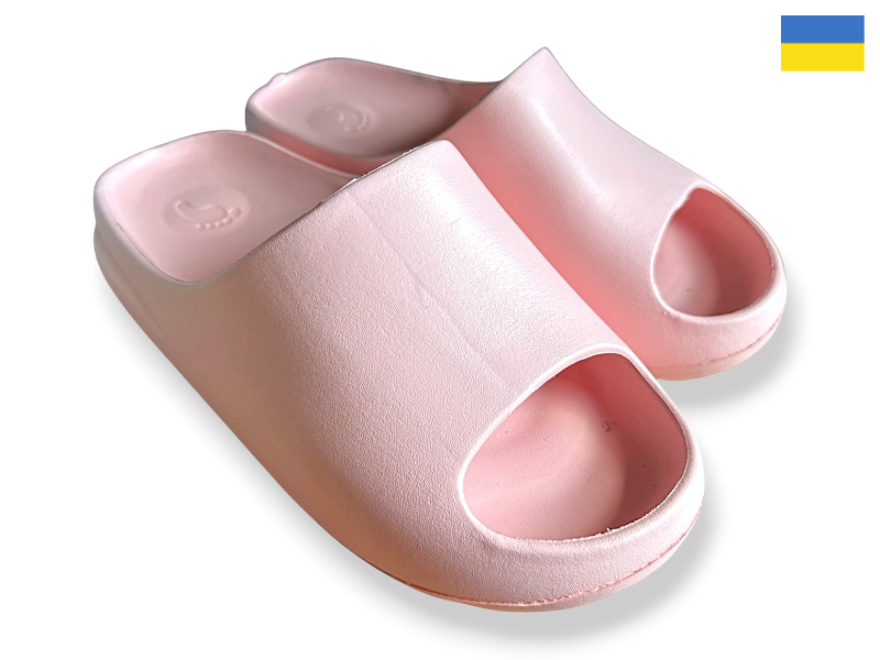 Шлепанцы Rai shoes (36-41) L6 персиковий (лето)
