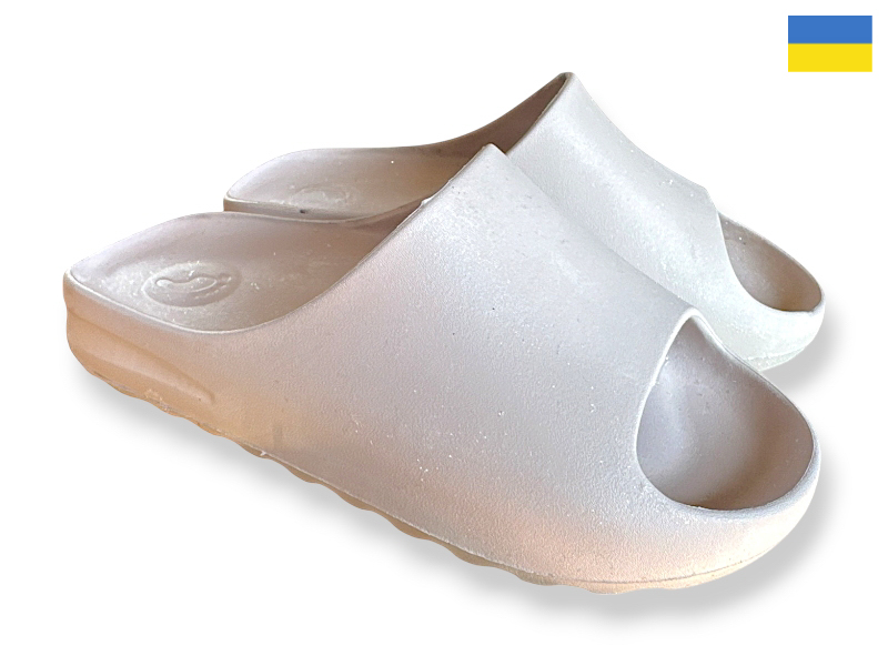 Шлепанцы Rai shoes (36-41) L6 пудра (лето)