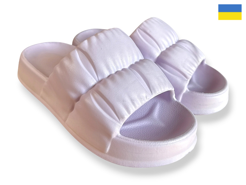 Шлепанцы Rai shoes (36-41) L7 фіолетовий (лето)