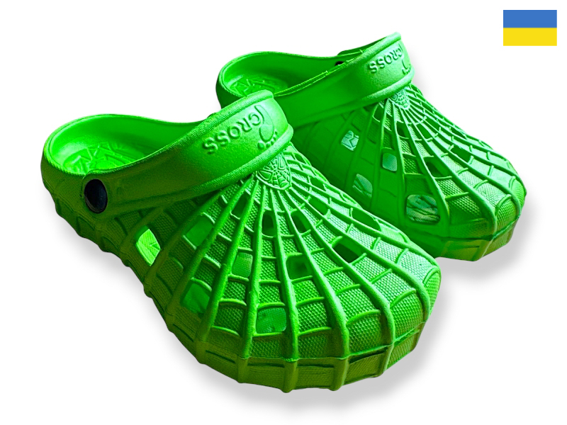 Кроксы Rai shoes (28-33) SV16 зелений (лето)