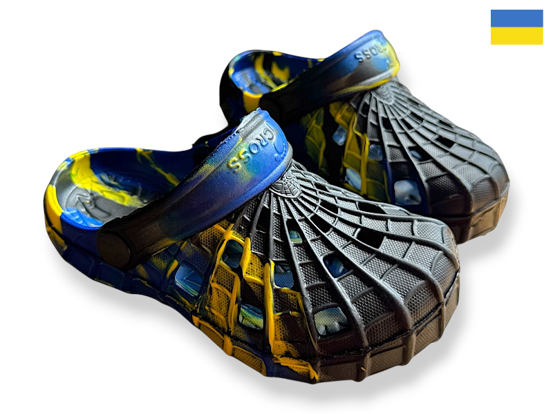 Кроксы Rai shoes (28-33) SV16 папуга (лето)