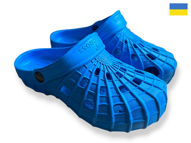 Кроксы Rai shoes (28-33) SV16 синій (лето)