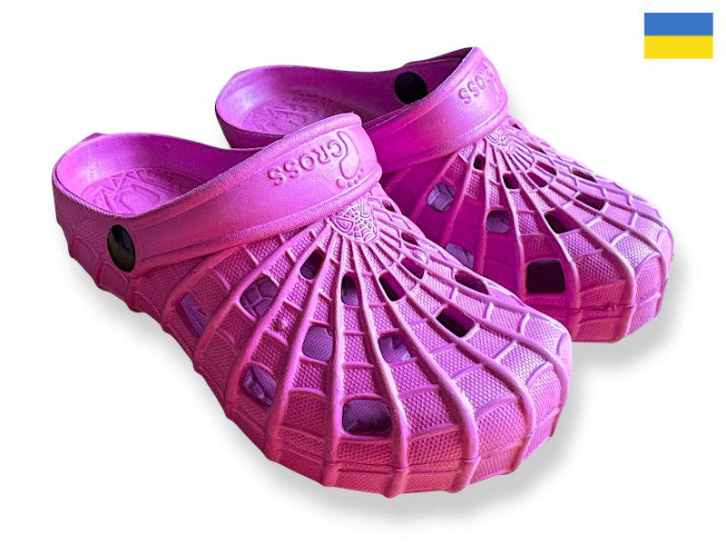 Кроксы Rai shoes (28-33) SV16 фіолетовий (лето)
