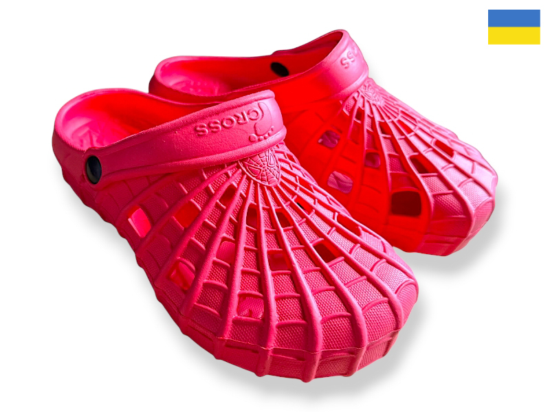 Кроксы Rai shoes (28-33) SV16 червоний (лето)