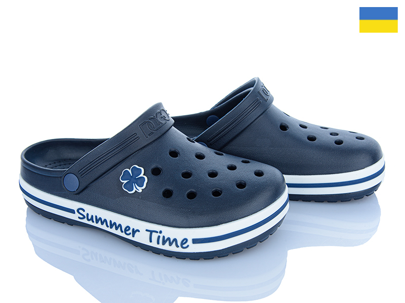 Кроксы Roks (36-41) 417 т.синій (лето)