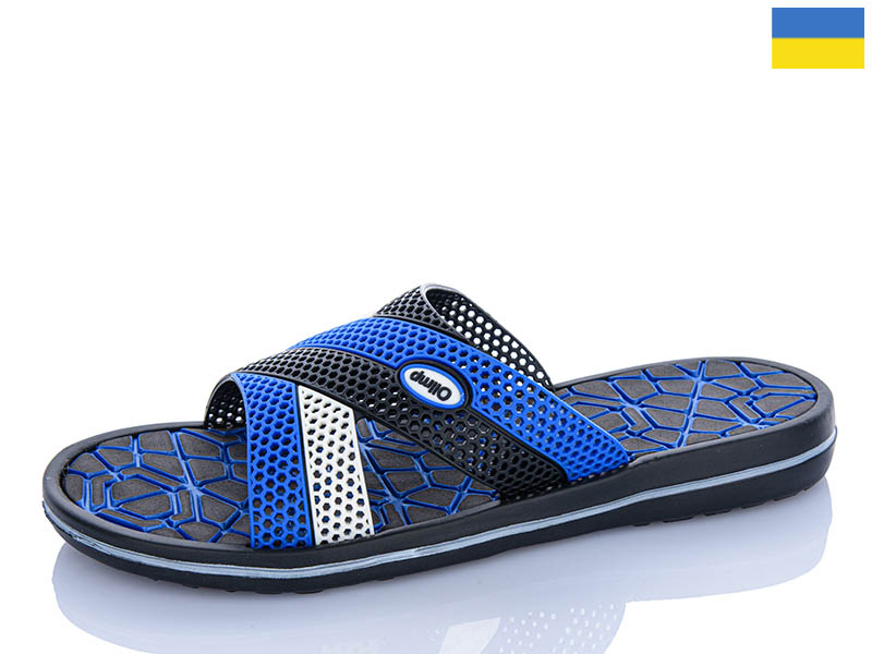 Шлепанцы Inblu (41-46) M203 чор-синій (лето)