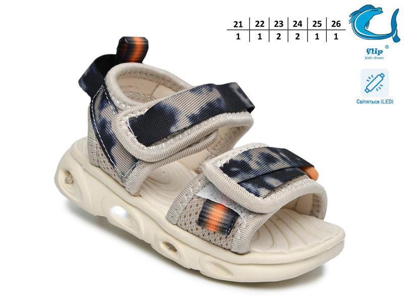 Босоножки OkShoes (21-26) 65039D LED (лето)