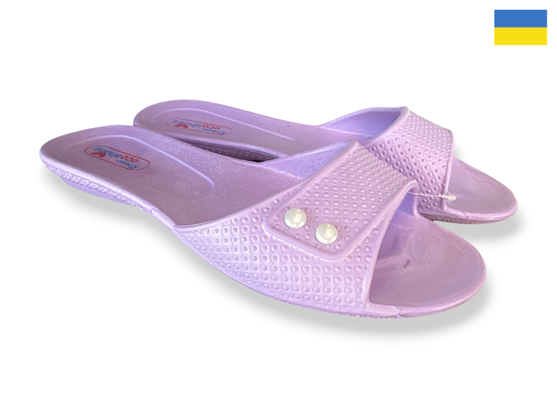 Шлепанцы Rai shoes (36-41) 14-107 лаванда (лето)