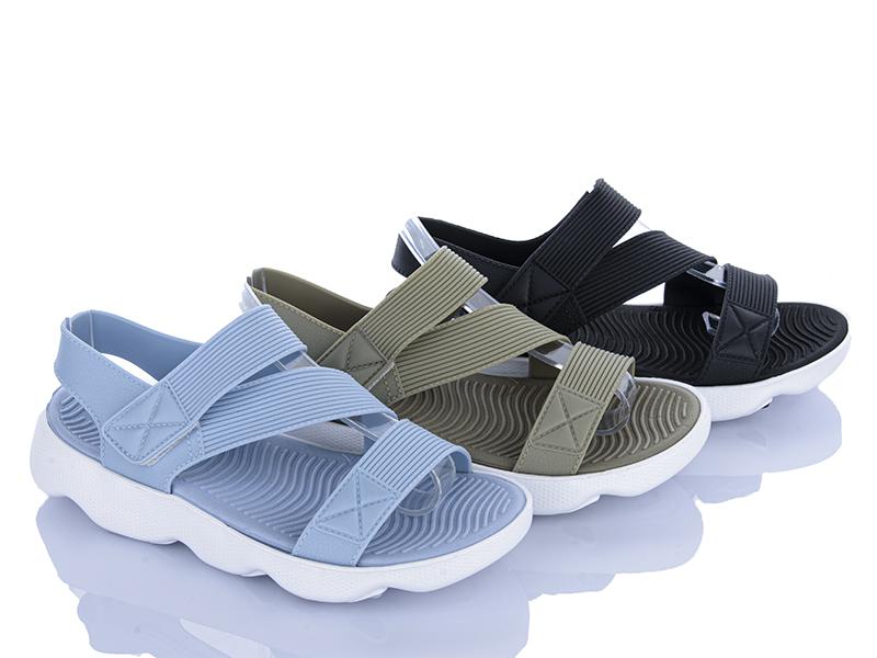 Босоножки ABA (36-41) 03327-1 піна mix (лето)