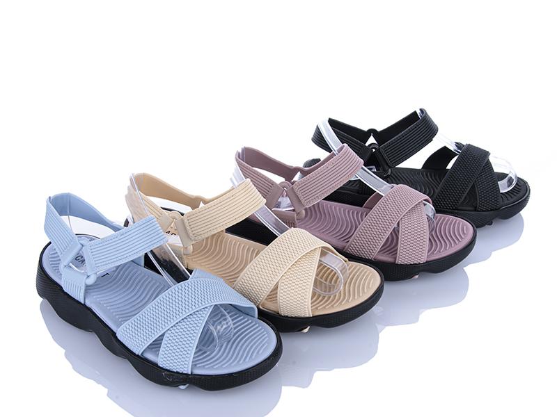 Босоножки ABA (36-41) 03327-3 піна mix (лето)