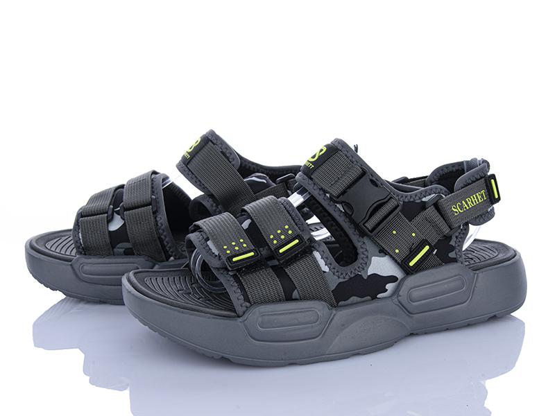 Сандалии ABA (40-45) 07519 grey піна (лето)
