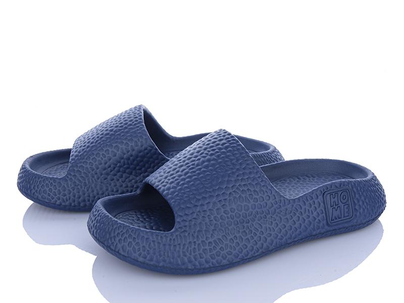 Шлепанцы ABA (40-45) T2023-8 blue піна (лето)