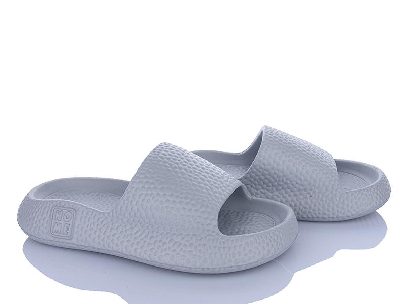 Шлепанцы ABA (40-45) T2023-8 grey піна (лето)