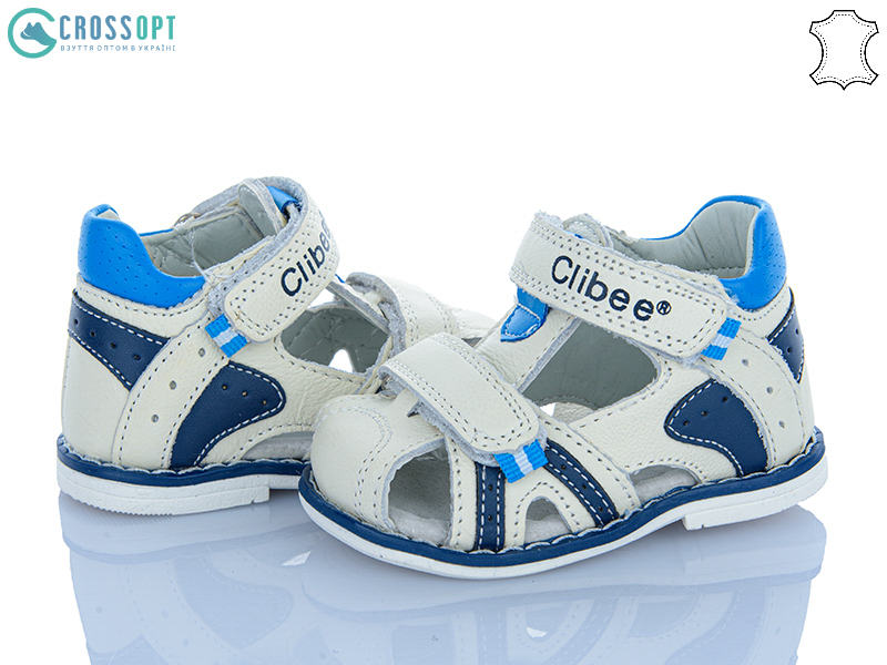 Босоножки CrossOpt (18-23) F221 white-m.blue (лето)