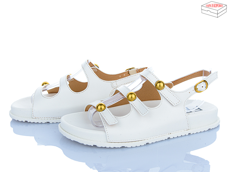 Босоножки Мир (36-41) 4435-ST-JZ03 white (лето)