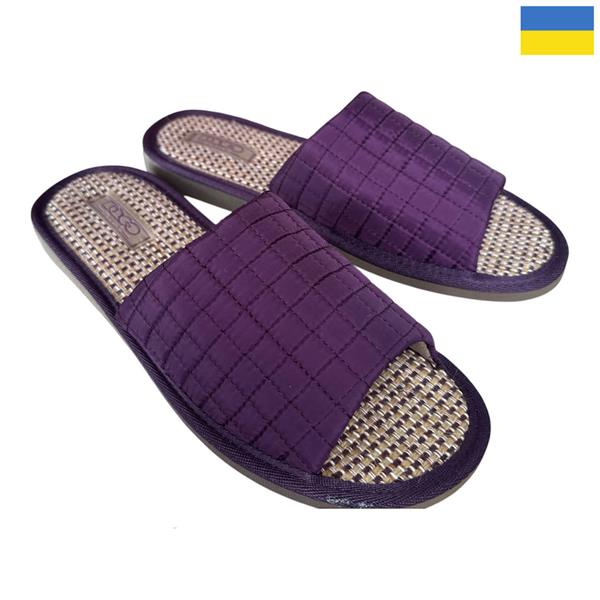 Тапочки Rai shoes (36-41) TC03 фіолет (деми)