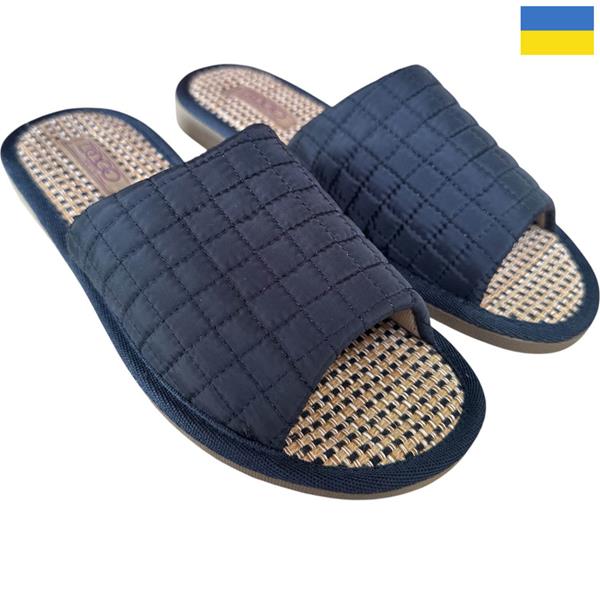 Тапочки Rai shoes (36-41) TC03 синій (деми)