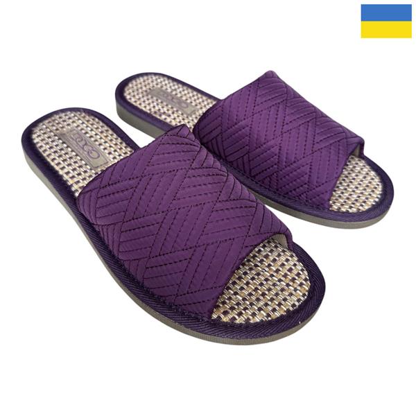 Тапочки Rai shoes (36-41) TC05 фіолет (деми)
